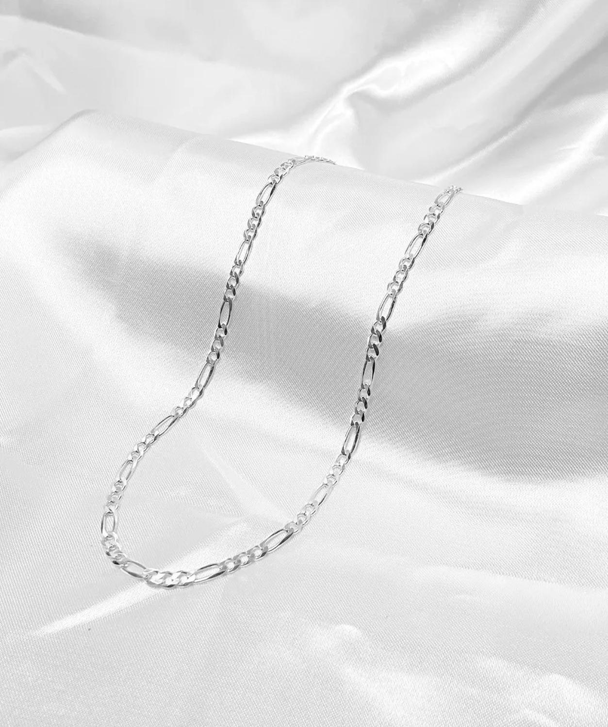 Cadena De Plata 925 Para Hombre Plateado-3