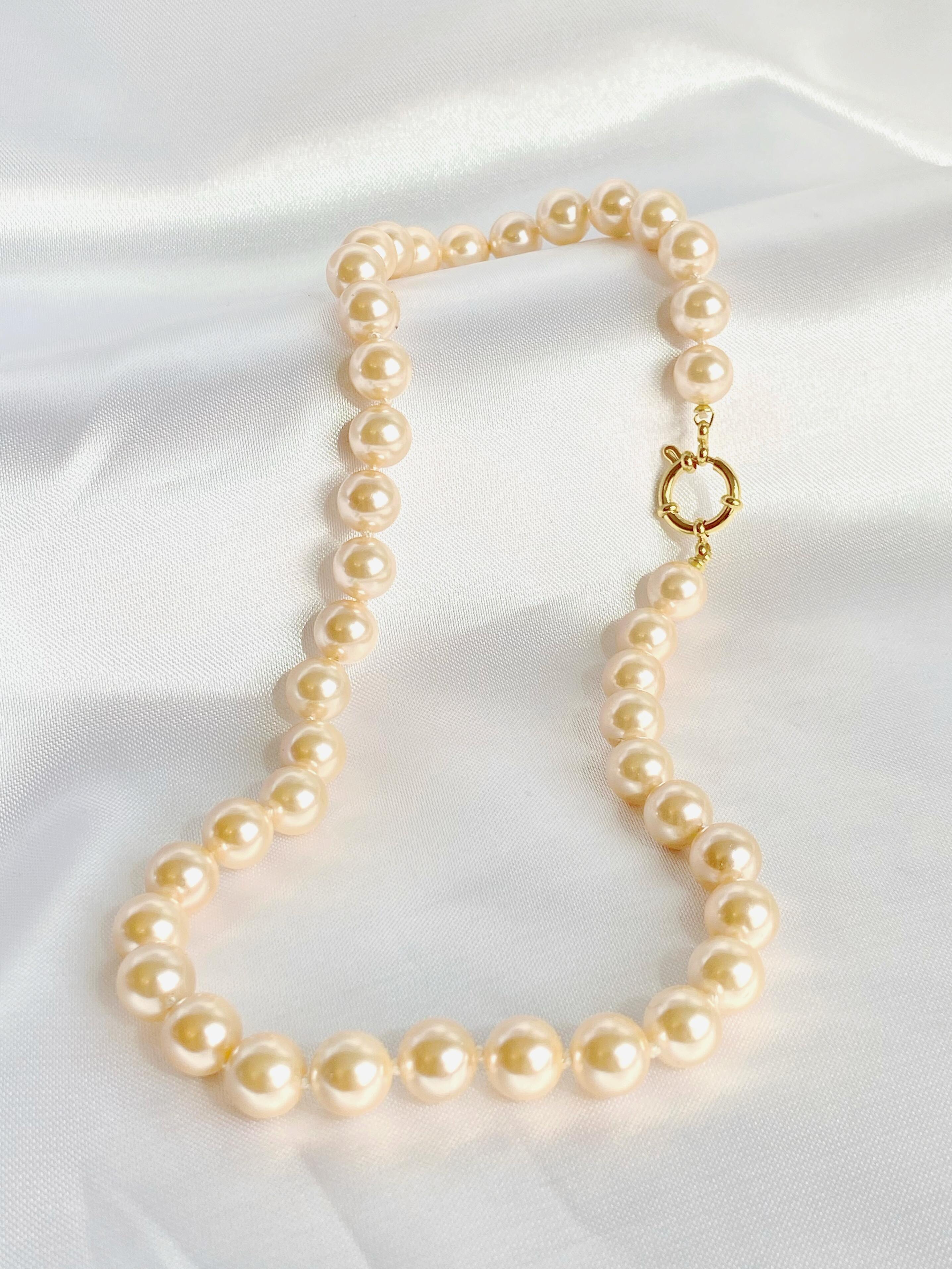 Collar de perla 10mm de la marca Mallorca 45cm-3