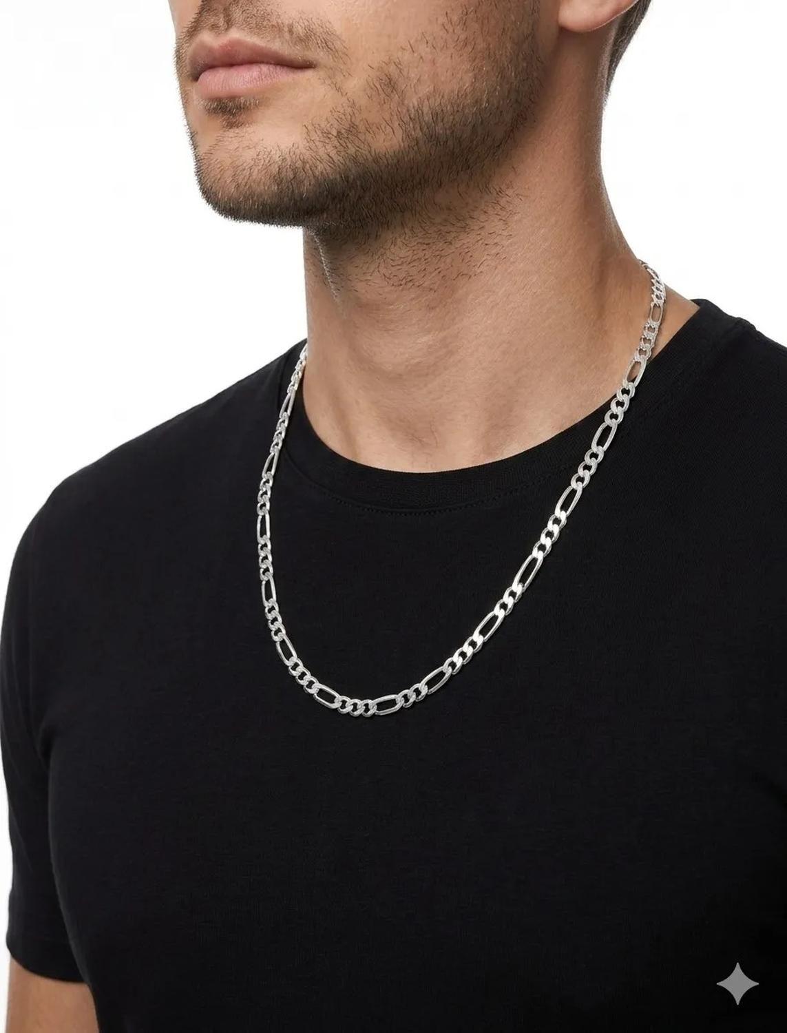 Cadena De Plata 925 Mediana Para Hombre-2