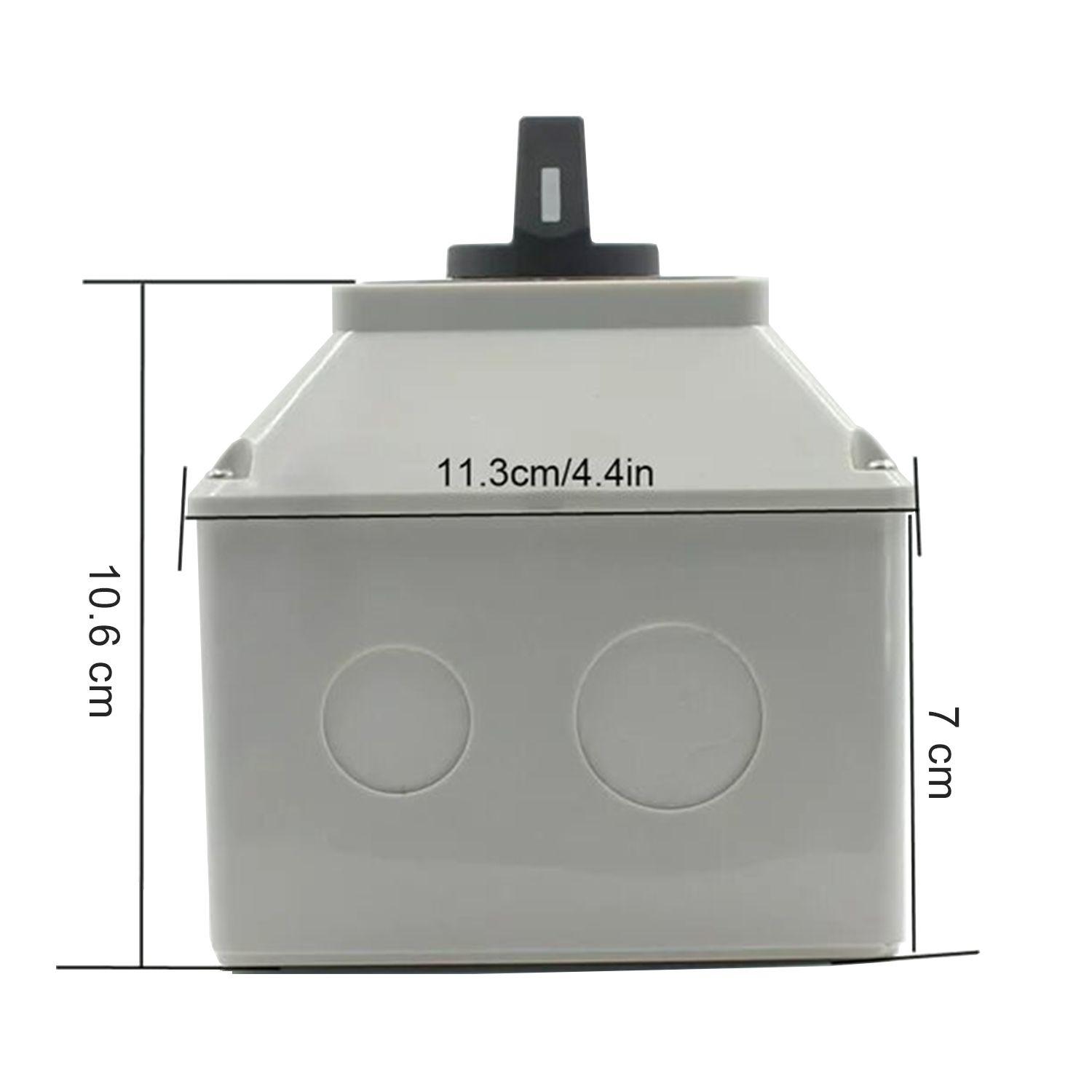 Selector Tipo Pacco 3 Posiciones Con Caja 63a 1-0-2-2