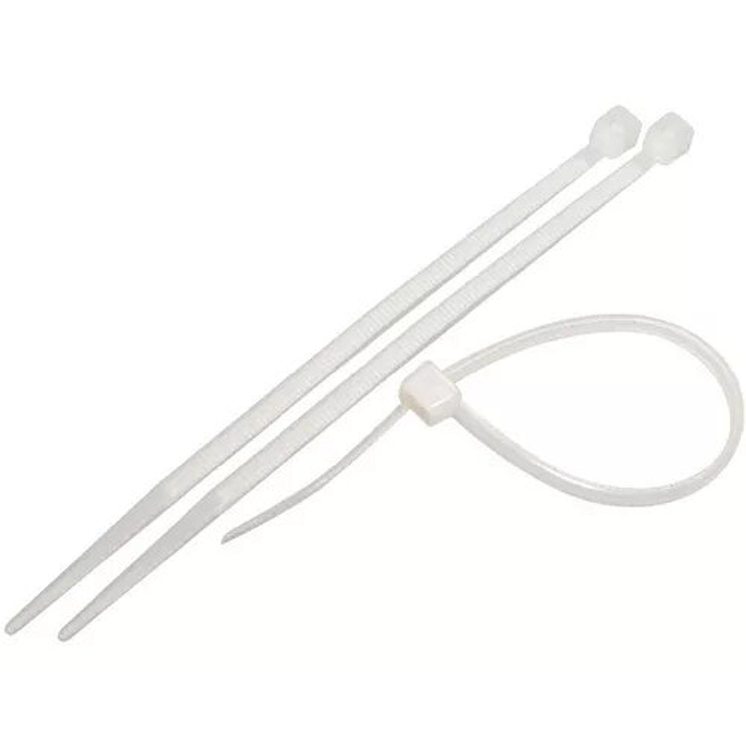 Amarra Cable Plastica 5x500mm Blanco Set 100 Unidades-2