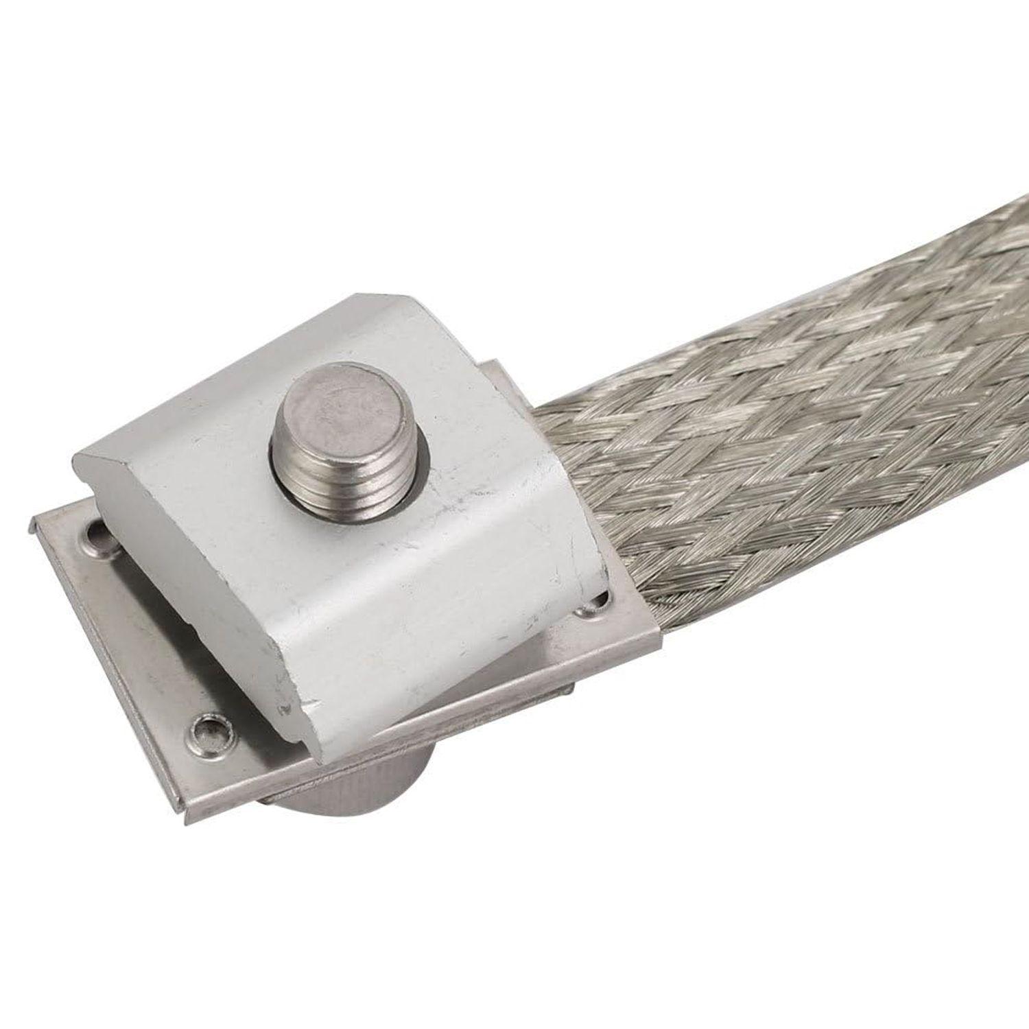 Conector Jumper Tierra Para Riel Solar 20cm-3
