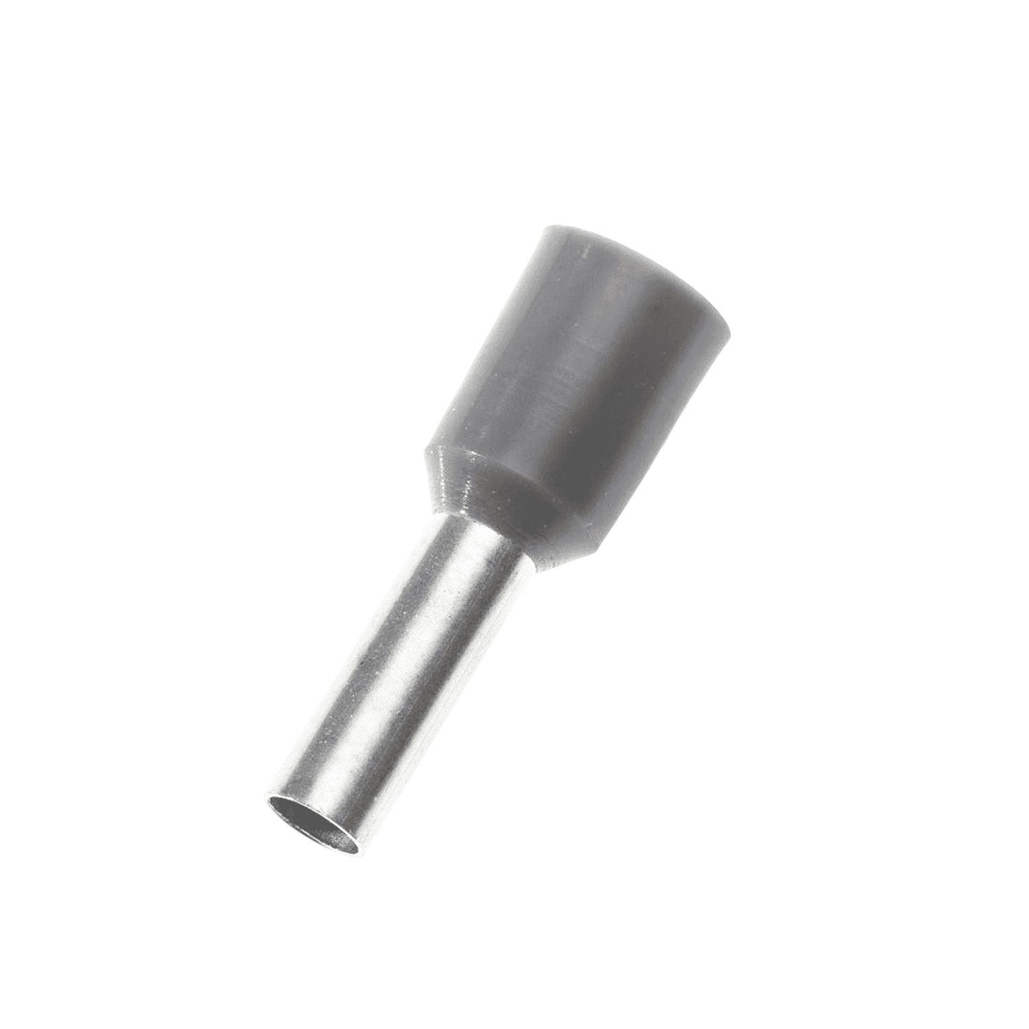 Terminales ferrule 4mm2 12awg Gris 100un-1