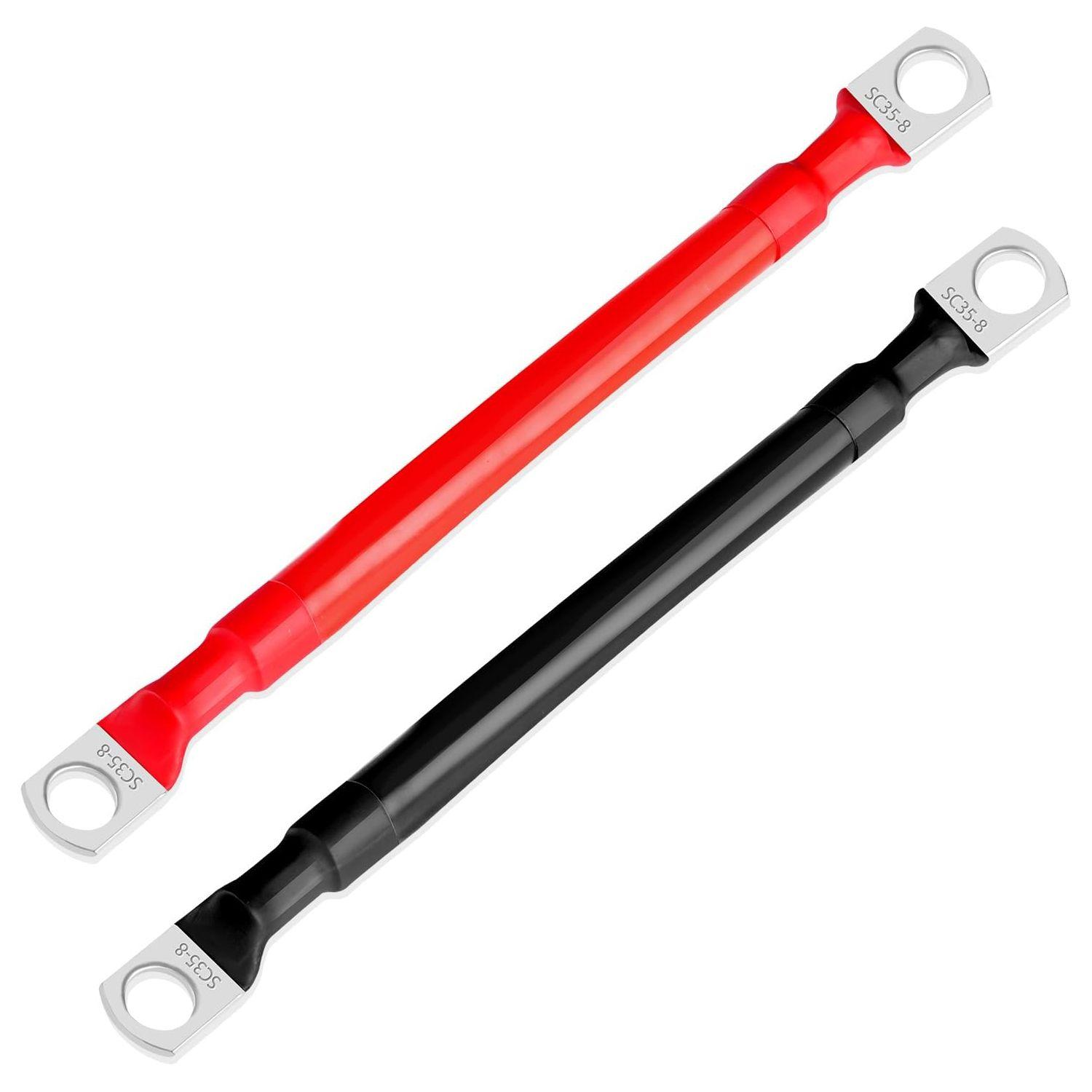 Par Cables Para Batería 20cm Sección 35mm2 M8-0