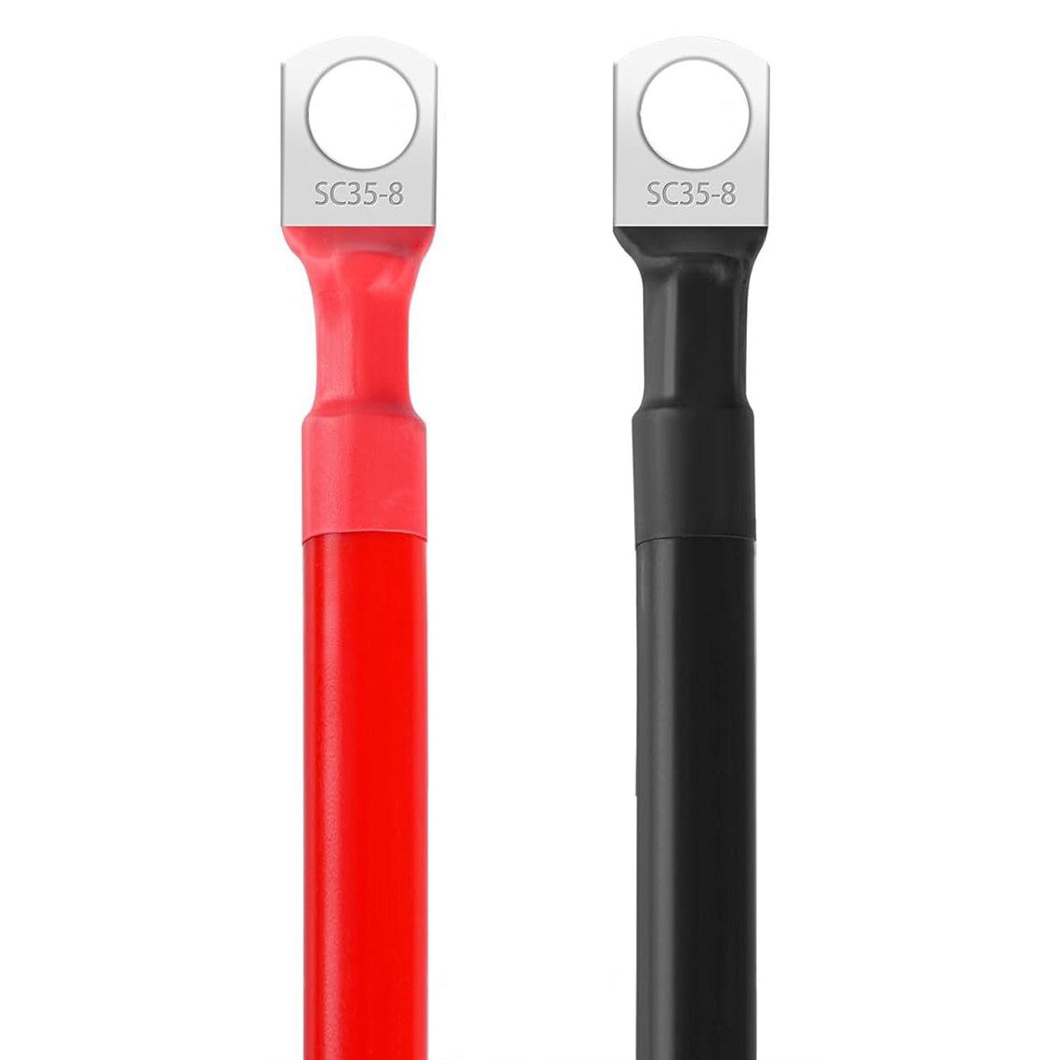 Par Cables Para Batería 20cm Sección 35mm2 M8-1