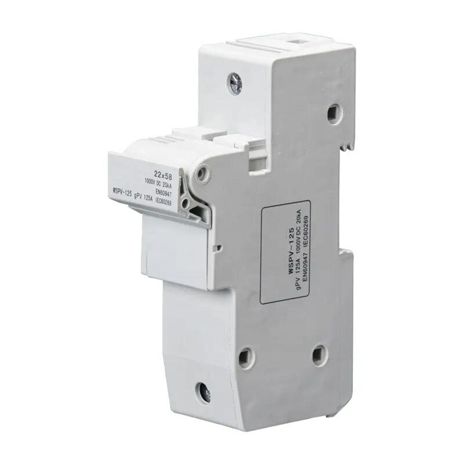 Portafusible Solar DC 22x58mm 1000V-2