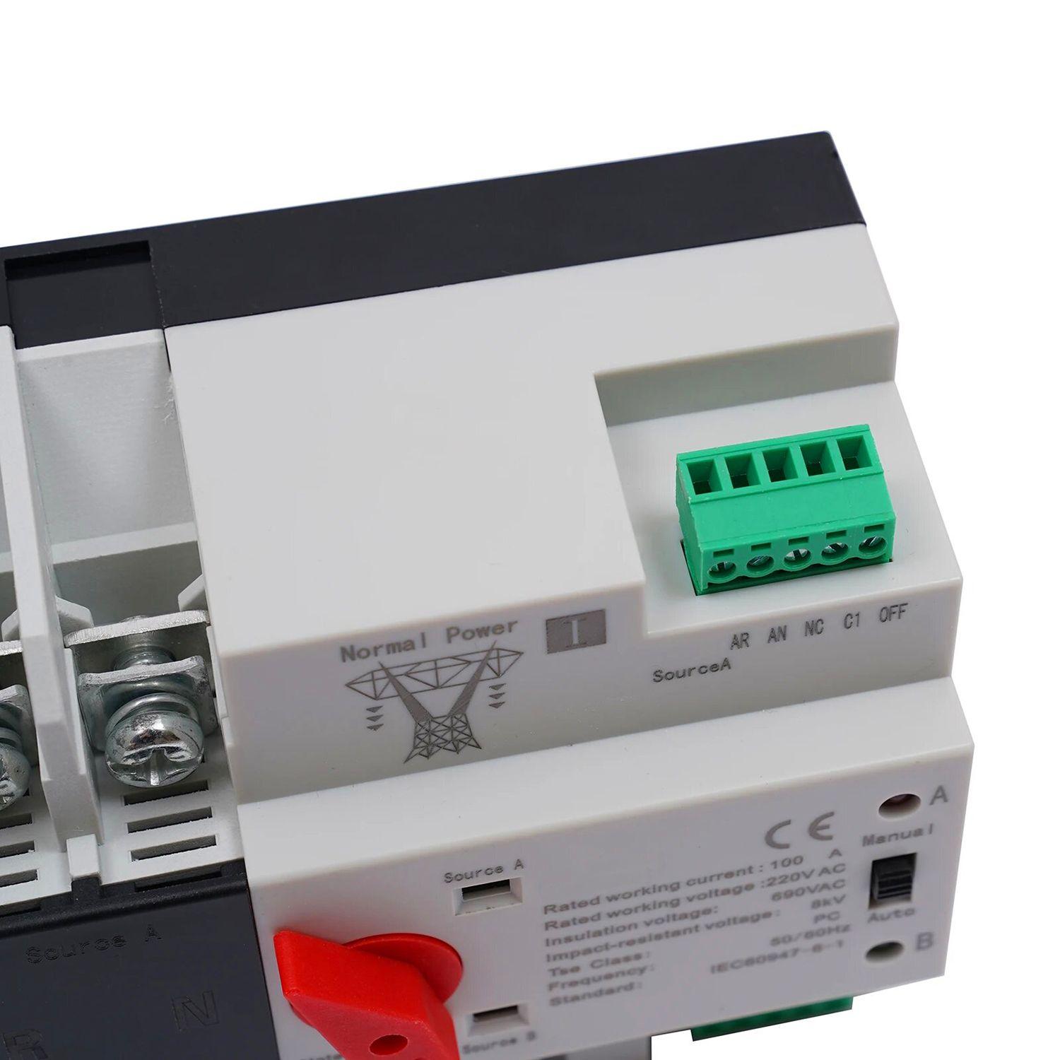Interruptor Transferencia Automática Ats 100a 220v Generador-2