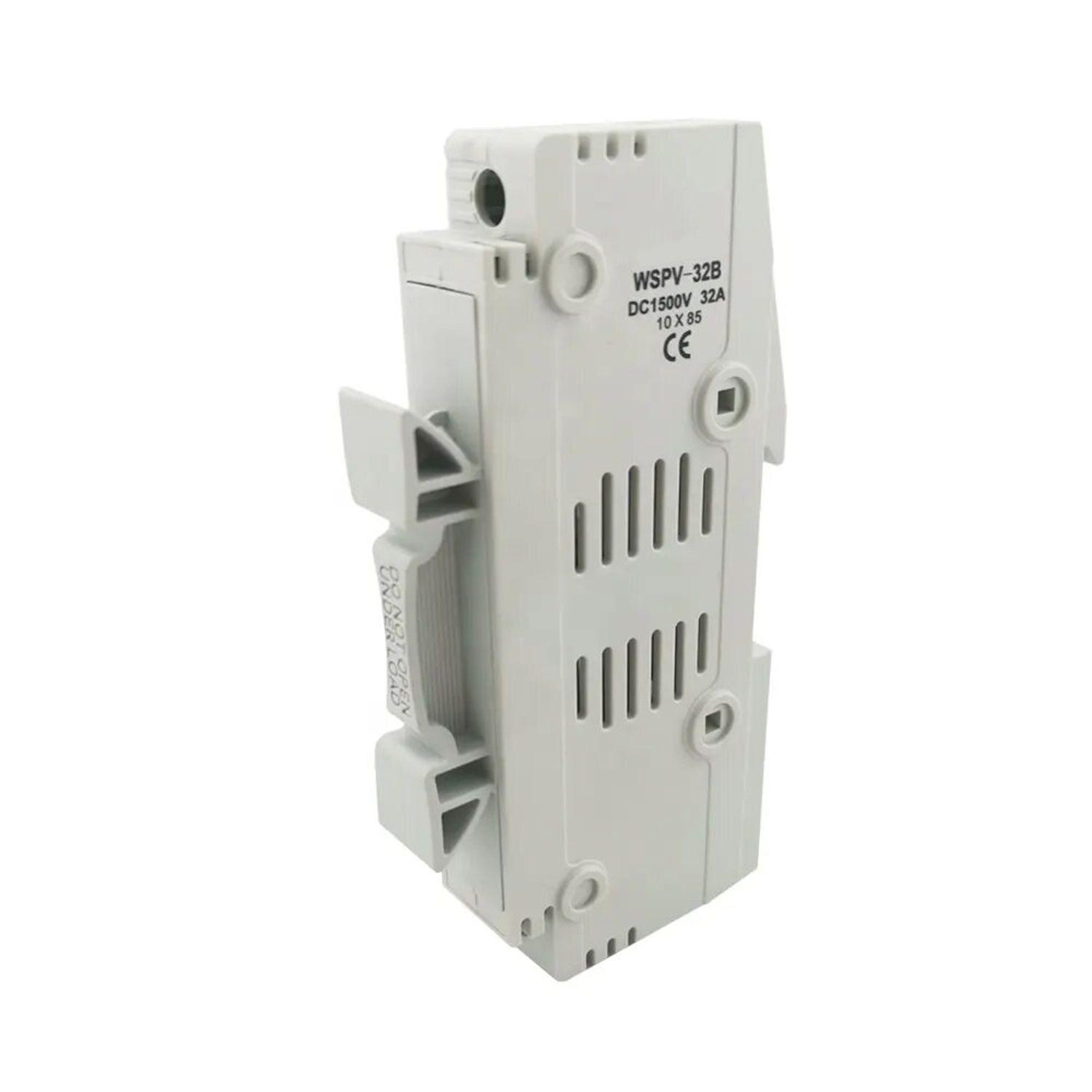 Portafusible Con Fusible 1500vdc 32a 10x85mm Fotovoltaico-4