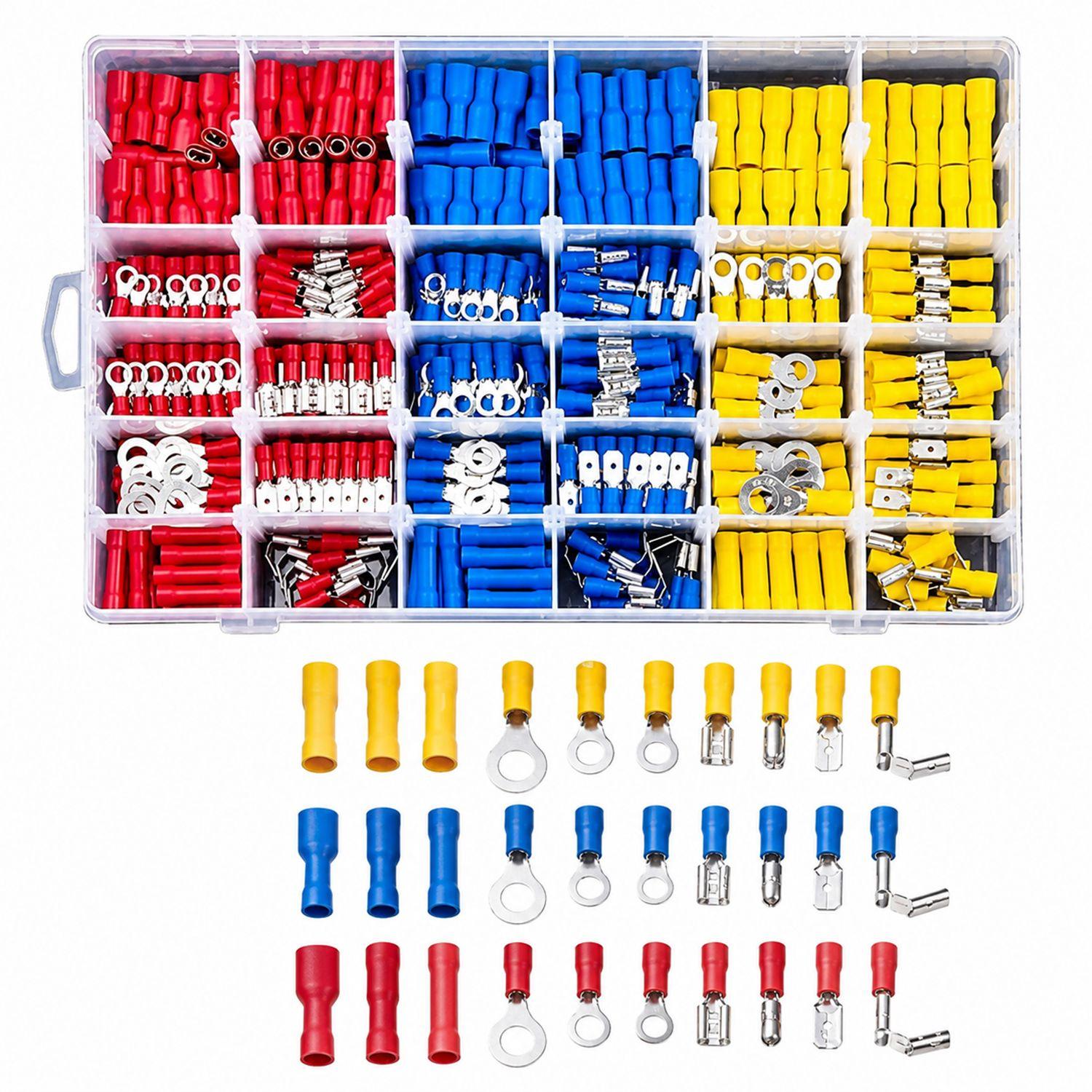 Kit 720 Terminales Aislados Eléctricos Con Caja-0