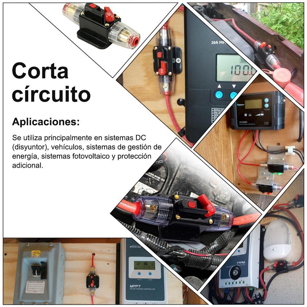 Disyuntor Fusible De Reinicio Solar 80a 12/24v Dc-3