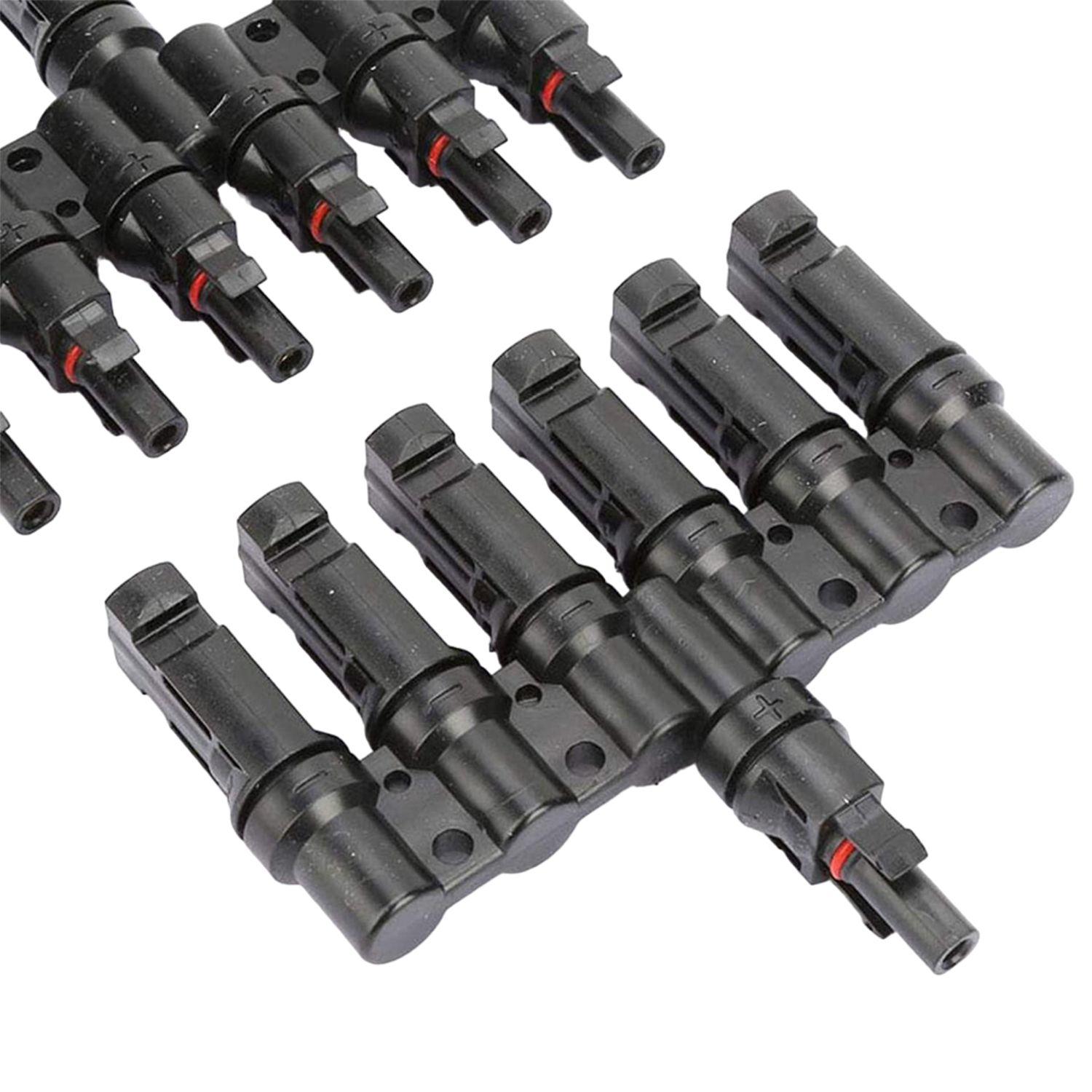 Par Conector Mc4 6 A 1 Macho/hembra Solar-2