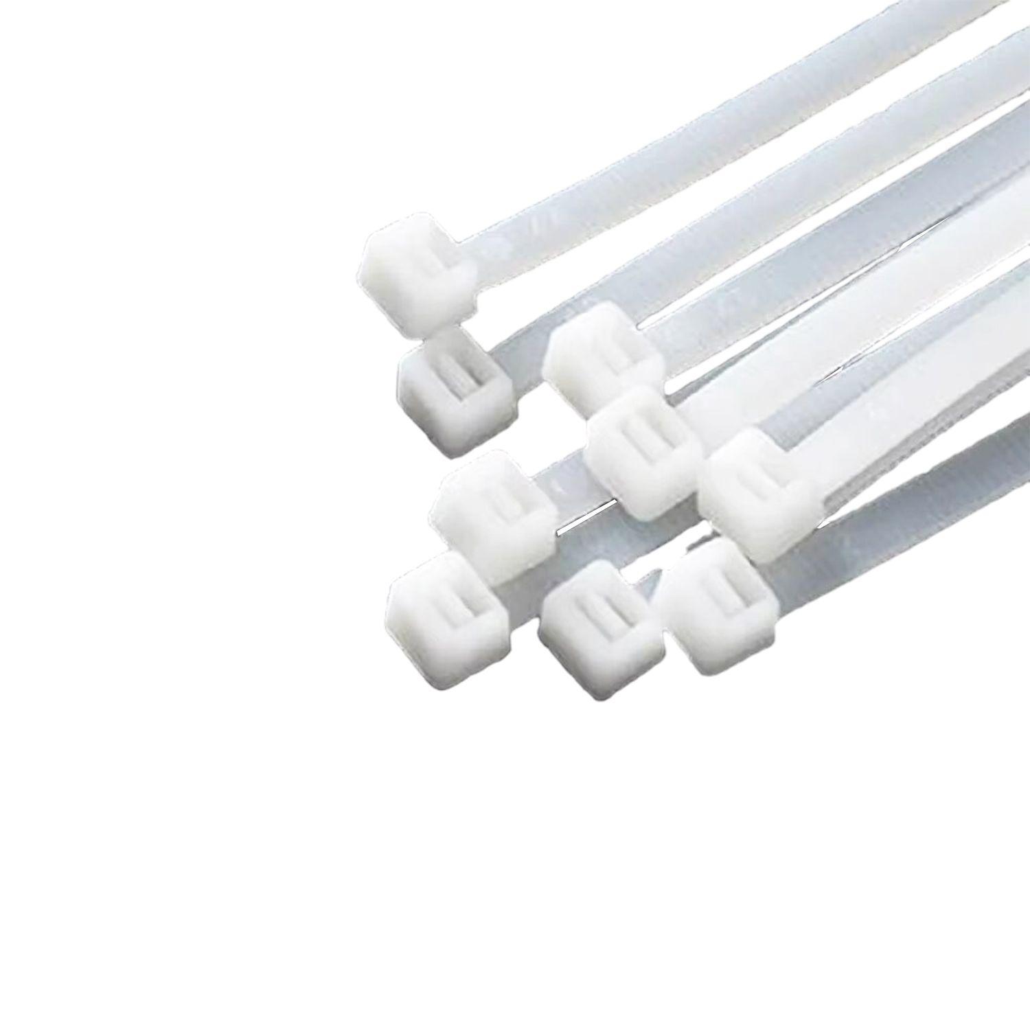 Amarra Cable Plastica 4x150mm Blanco Set 100 Unidades-3