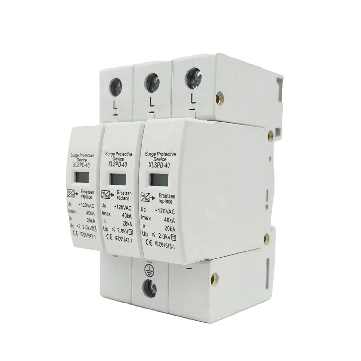 Protector Sobretensiones Pararrayos 385vac 3p 40ka-2