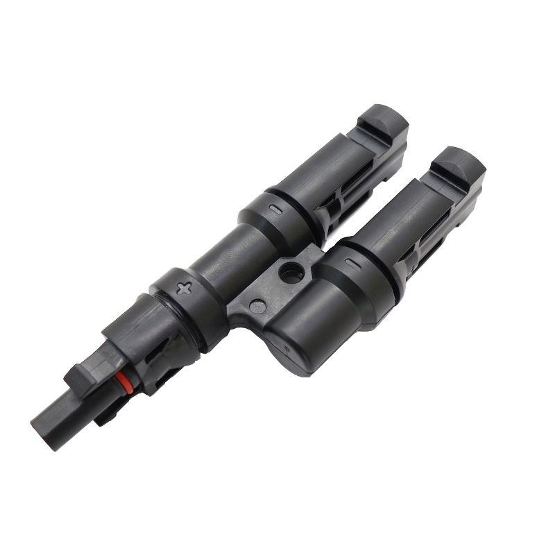Conector Mc4 Doble (2 En 1 ) Par Macho/hembra Panel Solar-3