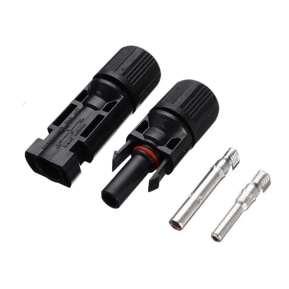 Par Conector Mc4 Macho Hembra-1