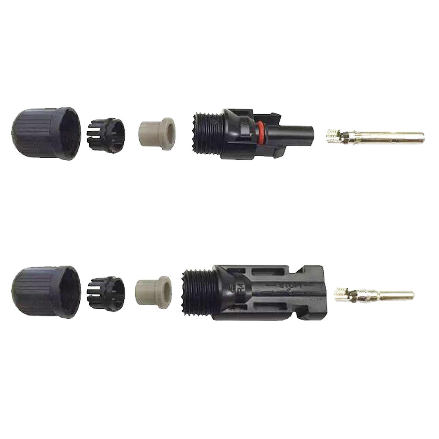 Par Conector Mc4 Macho Hembra-2