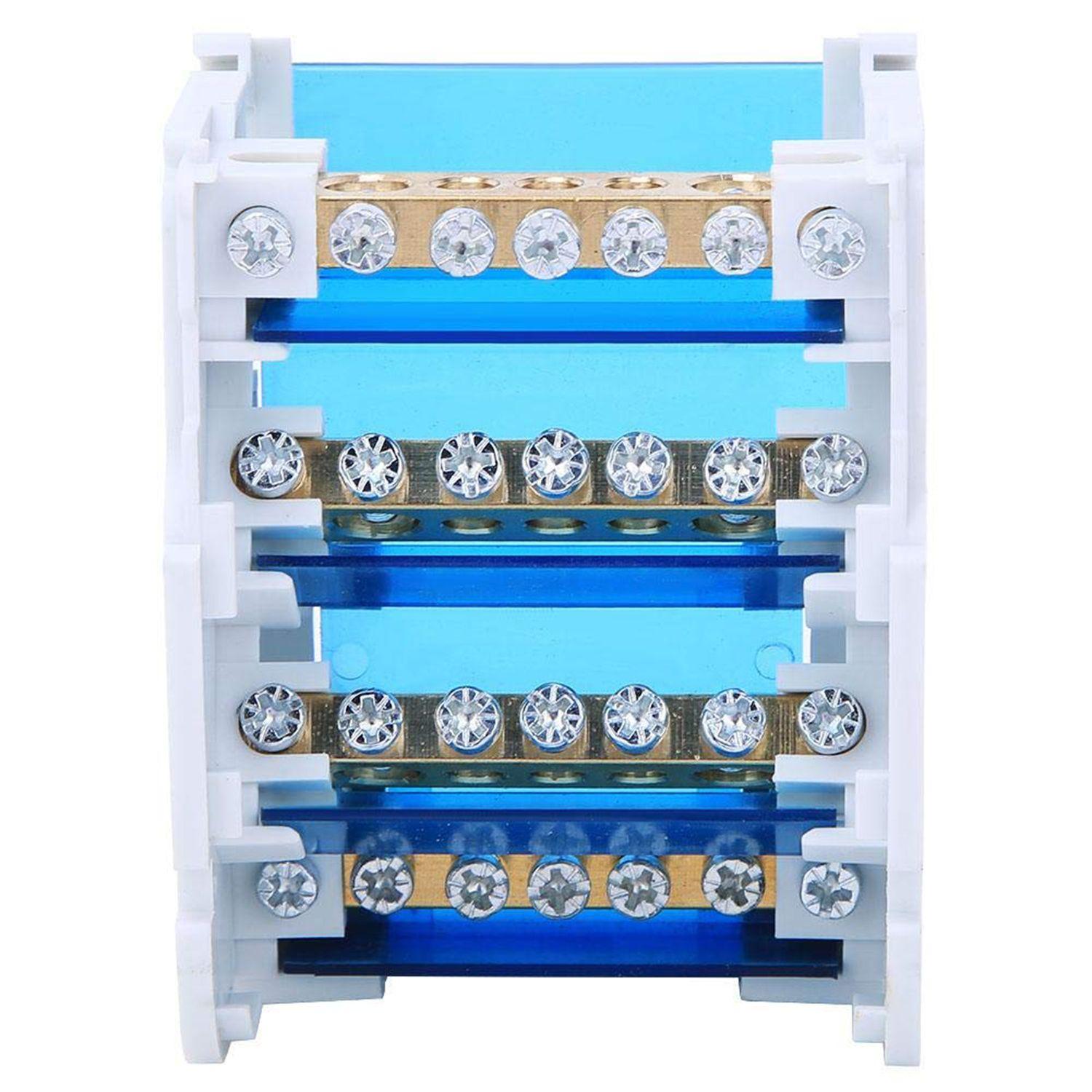 Repartidor Tetrapolar 4x7 Polos 125Amp-3