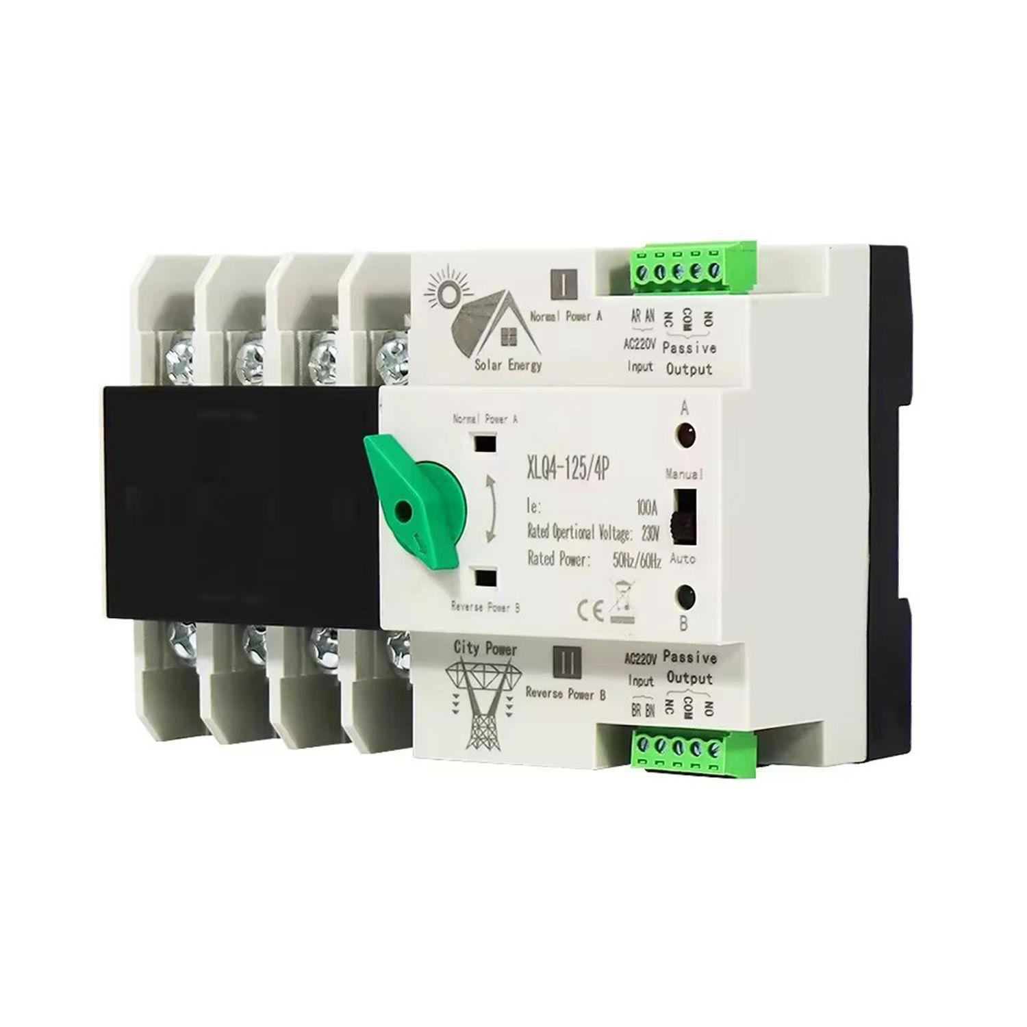 Interruptor Ats Transferencia Automática 4p 100a Trifásico-2