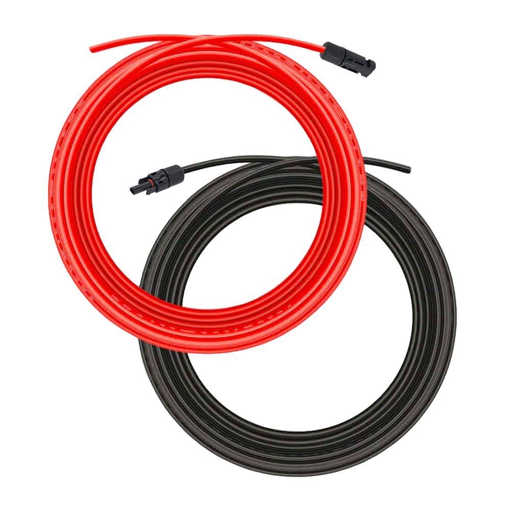 Cable Solar 4mm2 Con Conector Mc4 10 Mts-0