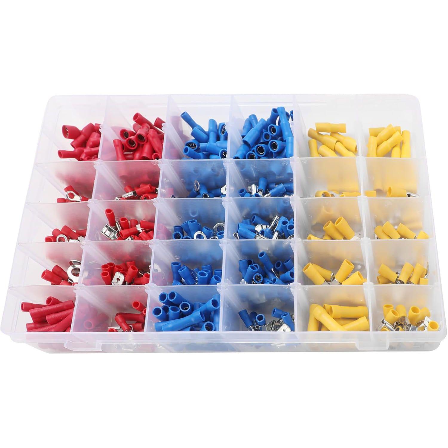 Kit 480 Terminales Aislados Eléctricos Con Caja-3