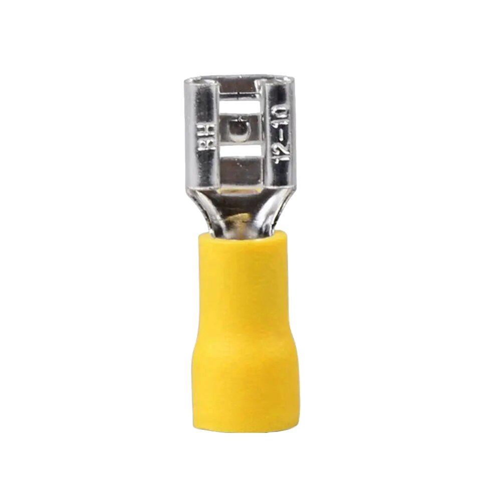 Pack 25 Terminales Conector Hembra Fdd (12-10awg)-1
