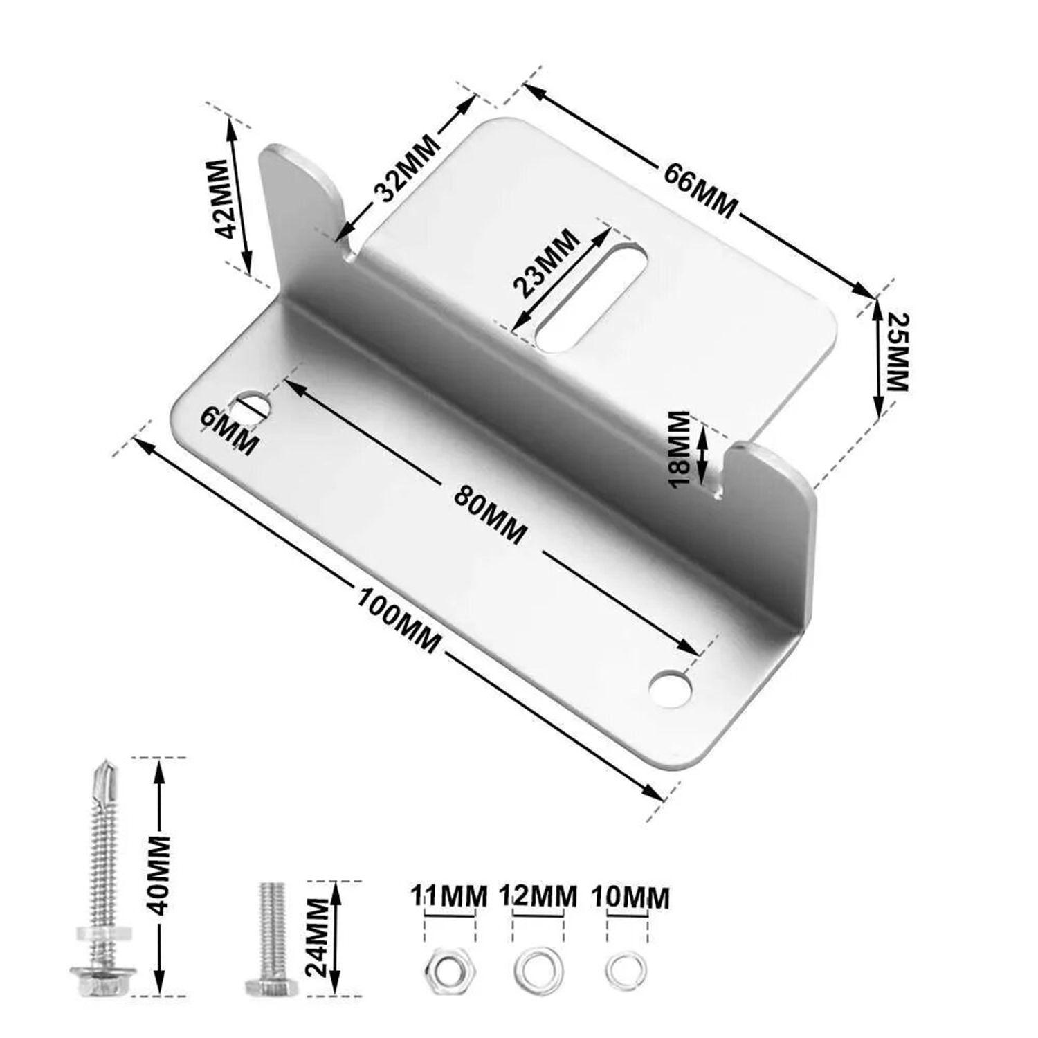 Kit Fijación De Montaje Panel Solar 4 Piezas-3
