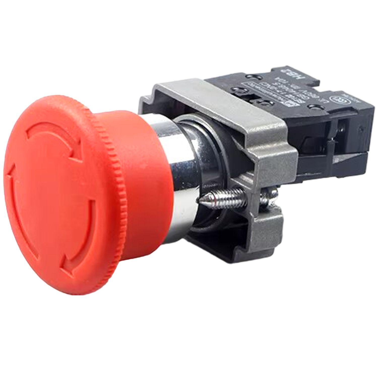 Pulsador De Emergencia Tipo Hongo 40mm Nc-3