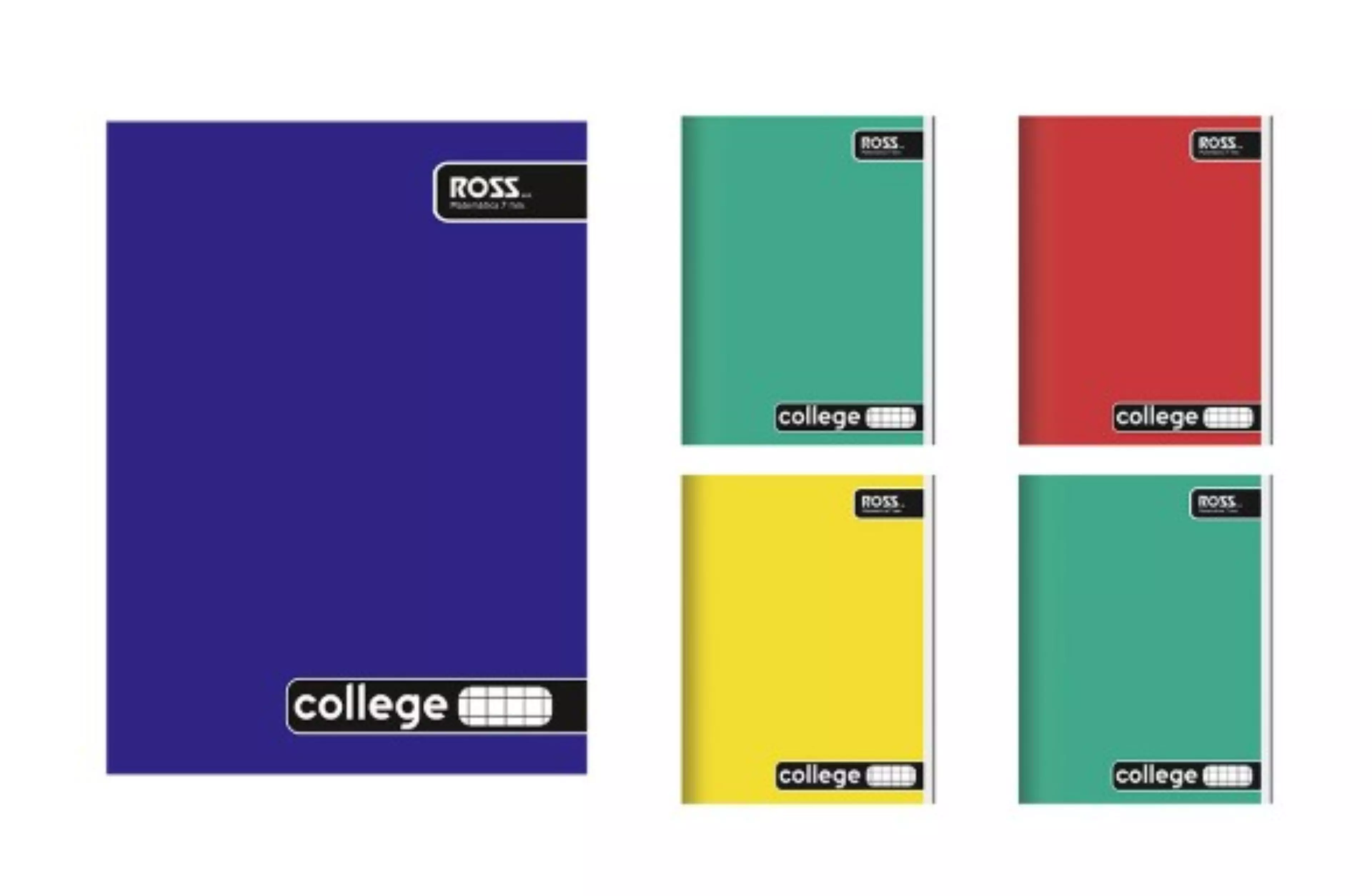 Cuaderno College Caligrafia Horizontal Ross-1