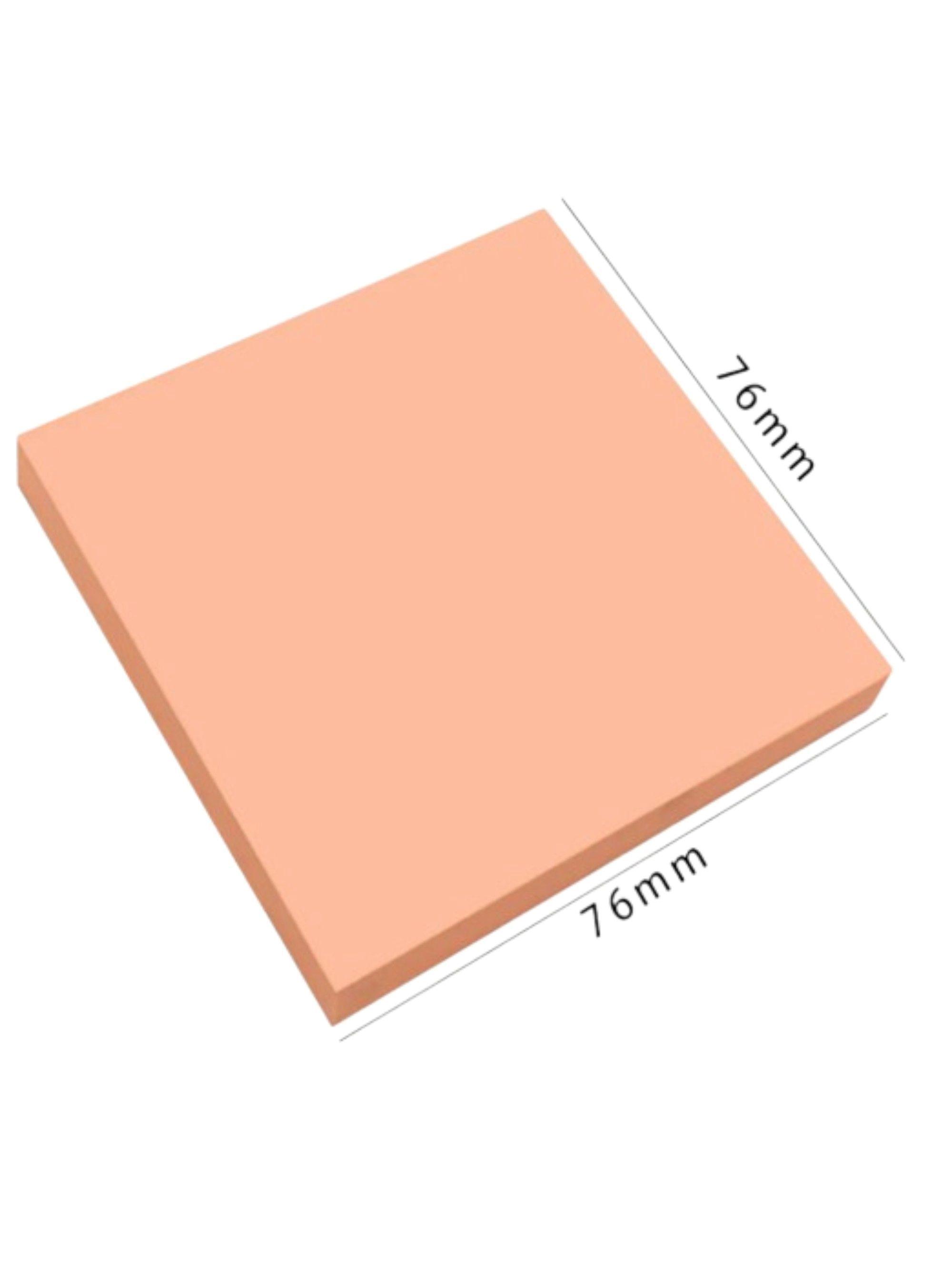 Taco Post It Notas Adhesivas Fluor 100 Unid / 76 X 76 mm -2