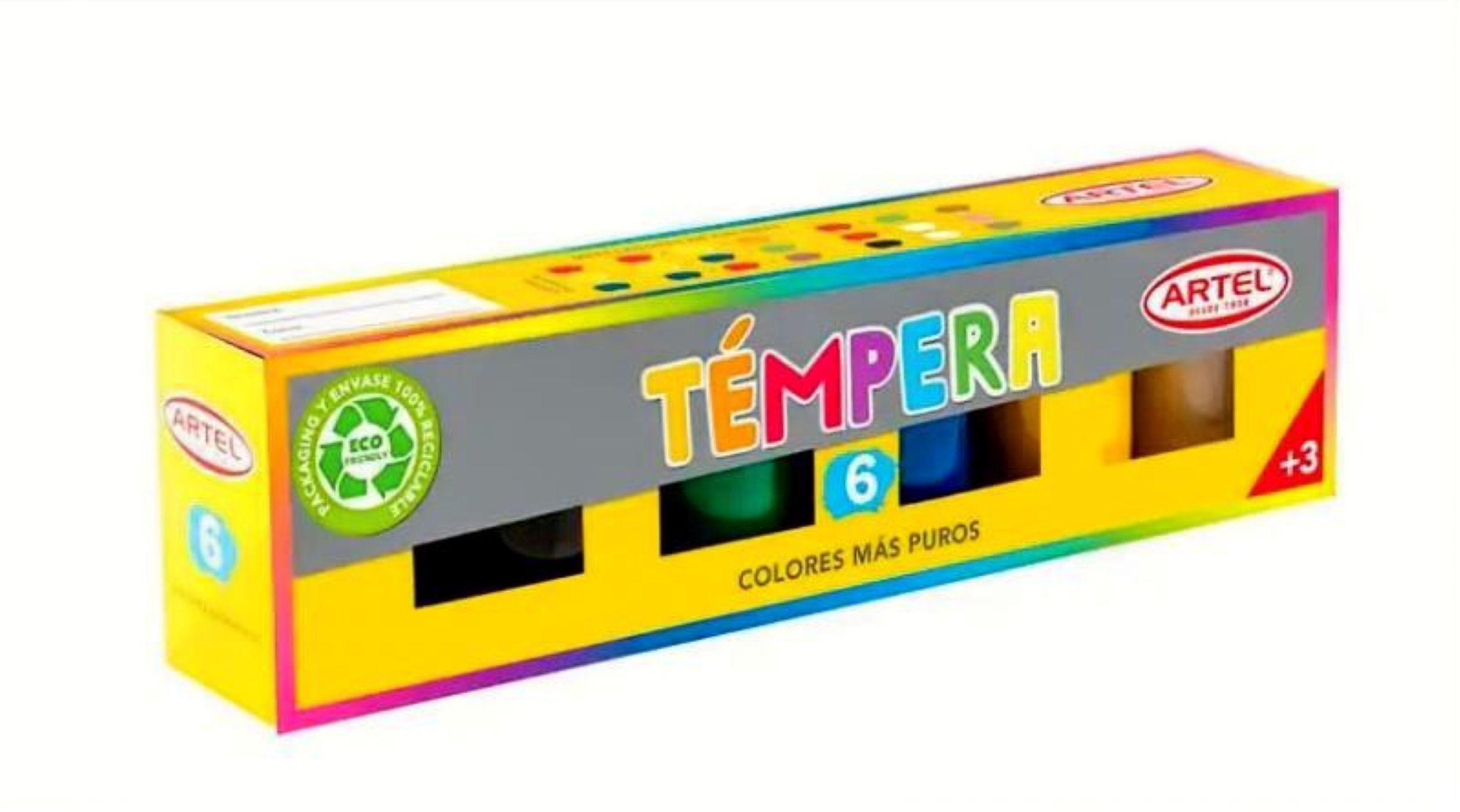 Caja de Tempera 6 Colores-0