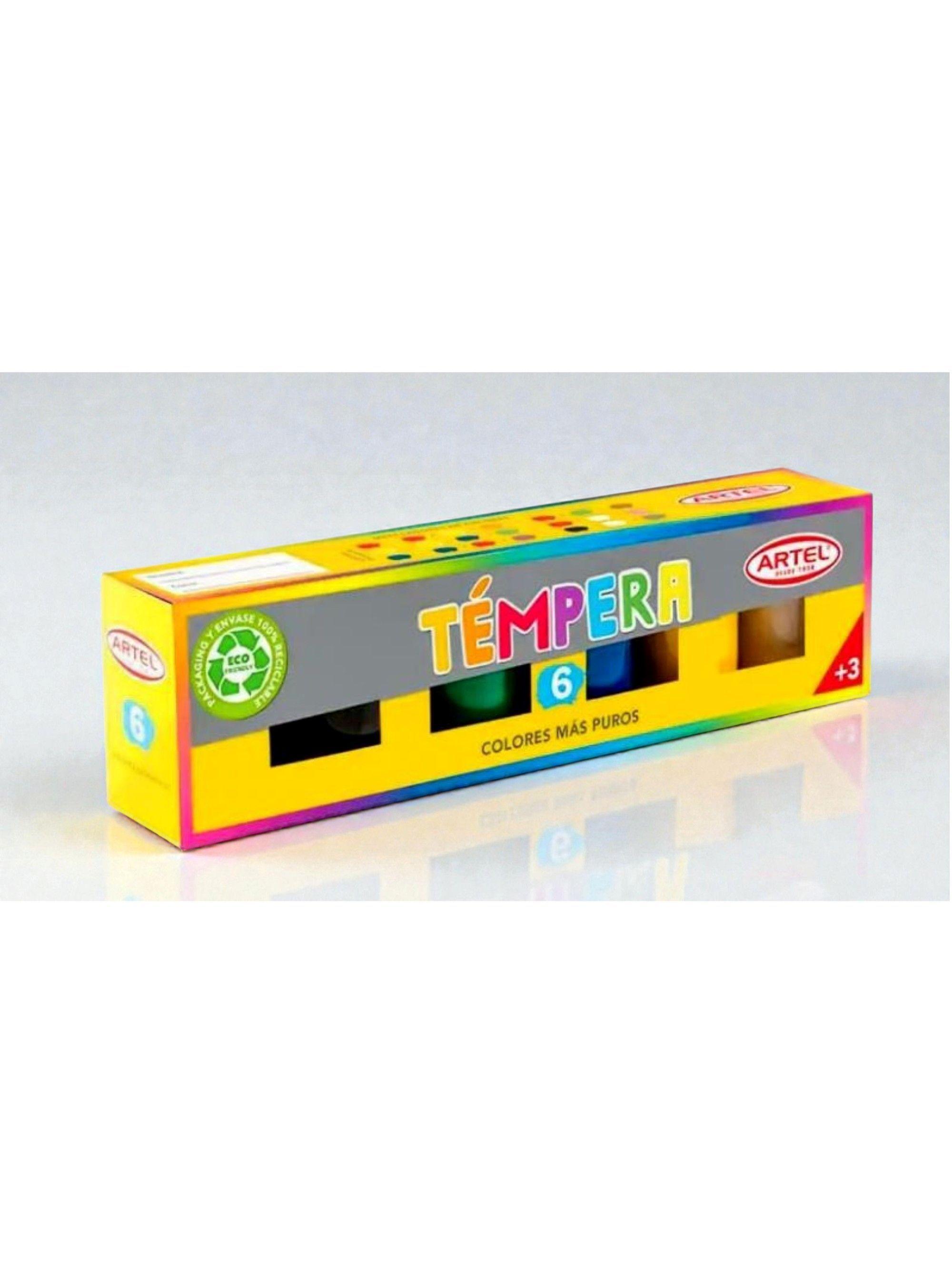 Caja de Tempera 6 Colores-1