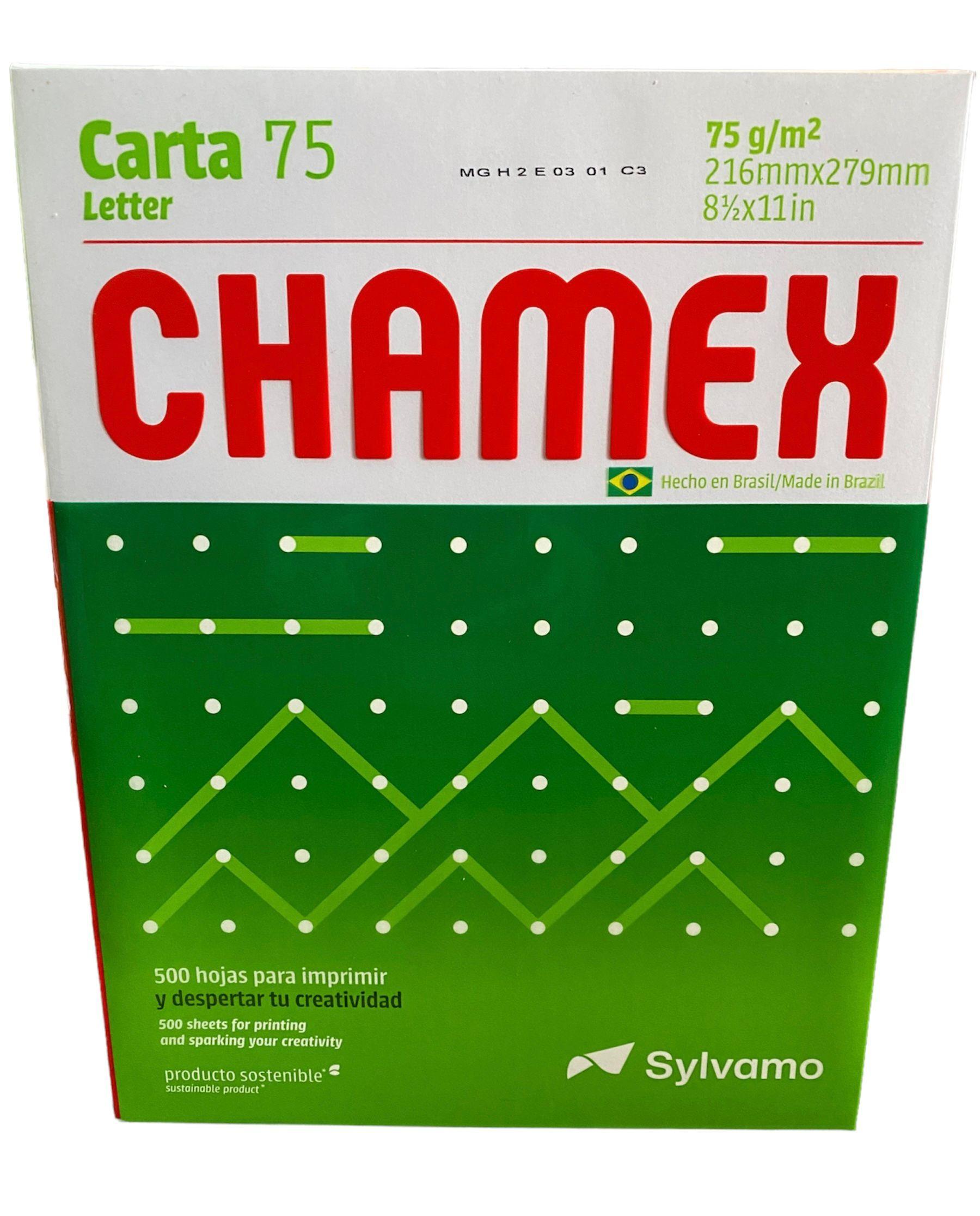 Resma Papel Tipo Carta Chamex- 500 Hojas - 75gr-0