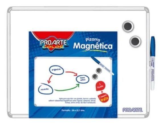 Pizarra blanca 28 x 22 cm Magnetica-0