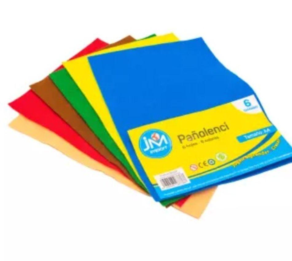 Carpeta Paño Lenci Display 6 Colores 20 X 30-1