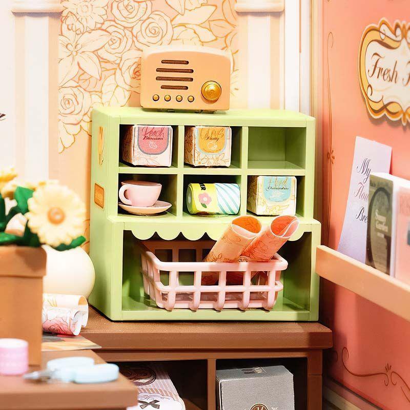 Florería en Miniatura Fresh Flower Shop Rolife Super Creator DW017-2