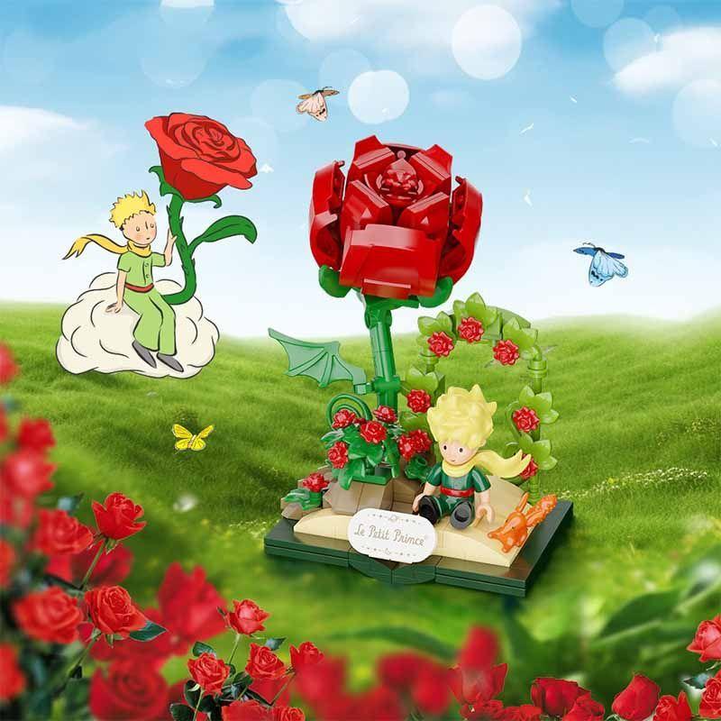 El Principito y la Rosa Estelar – Puzzle de Construcción Pantasy 86317-2