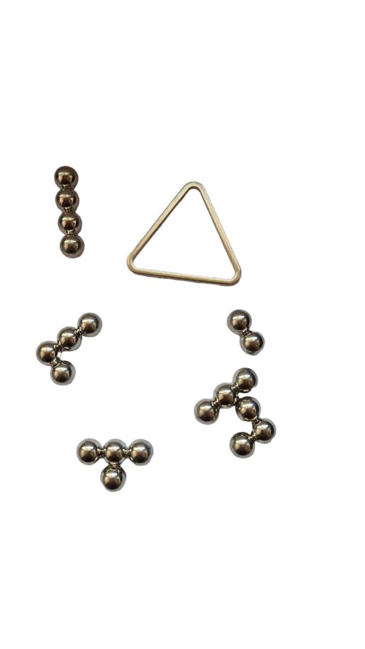 Rompecabezas de Metal Ball Pyramid-2