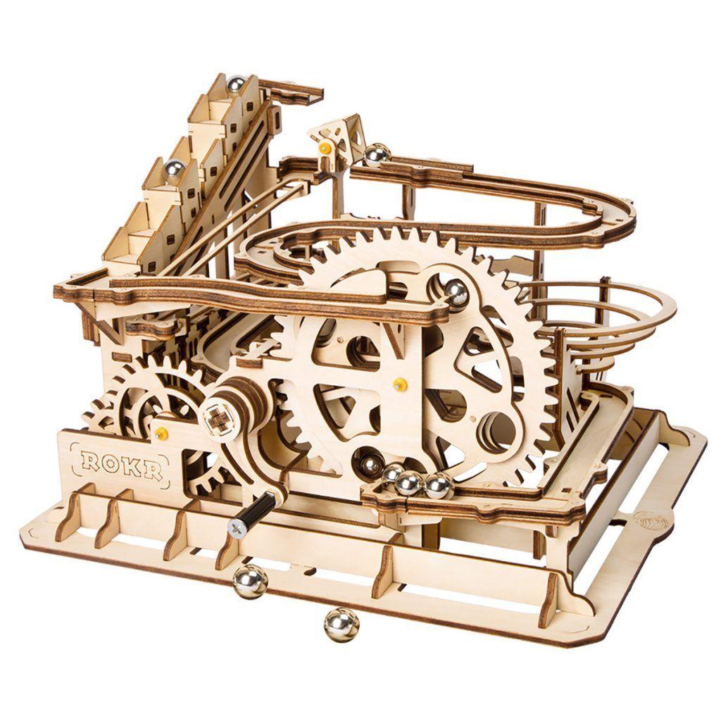 Puzzle 3D Montaña Rusa de Madera-2