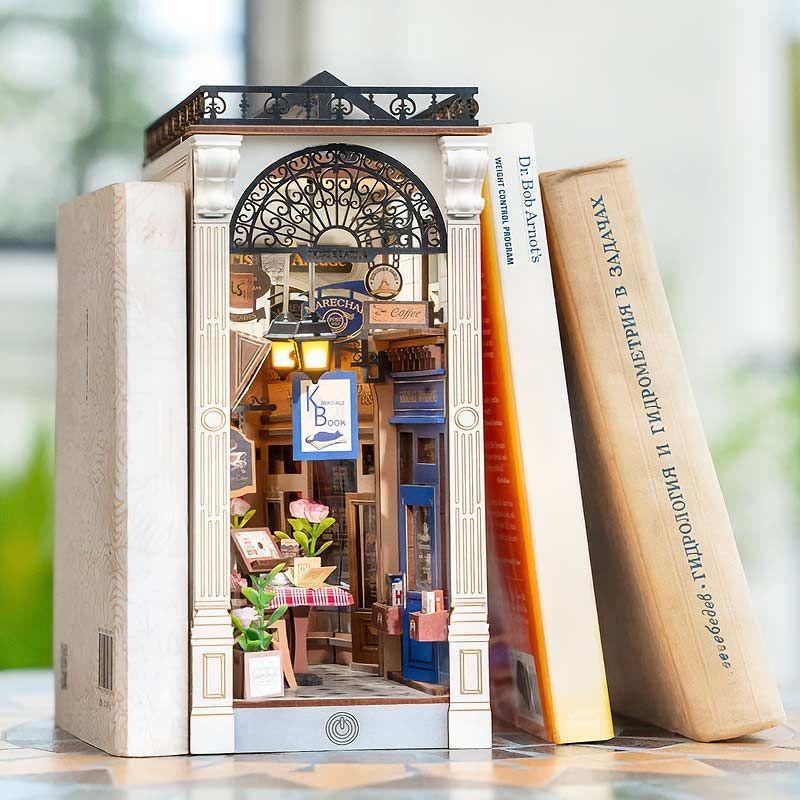 Separador de Libros Puzzle 3D Robotime - Arcade Dating Book Nook-2