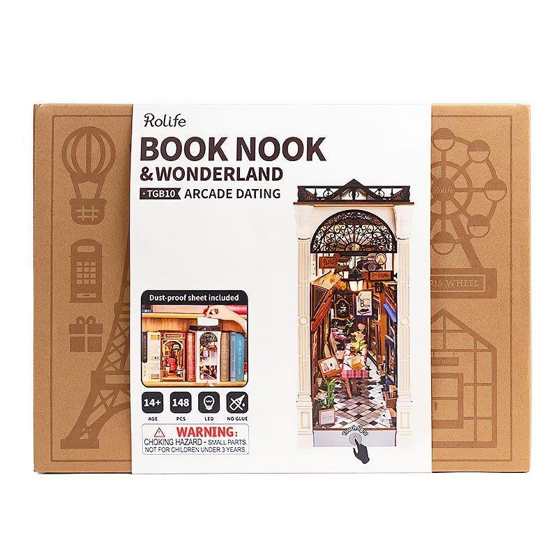 Separador de Libros Puzzle 3D Robotime - Arcade Dating Book Nook-5