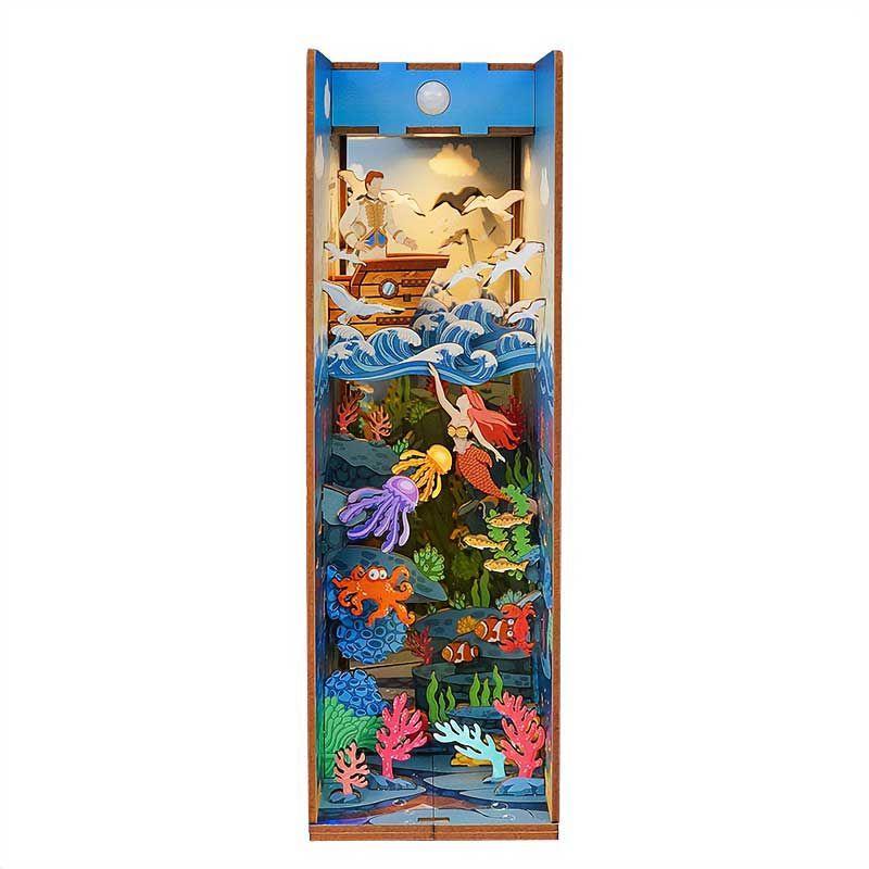 Puzzle 3d La Sirenita – Booknook Iluminado Tonecheer TQ112-2