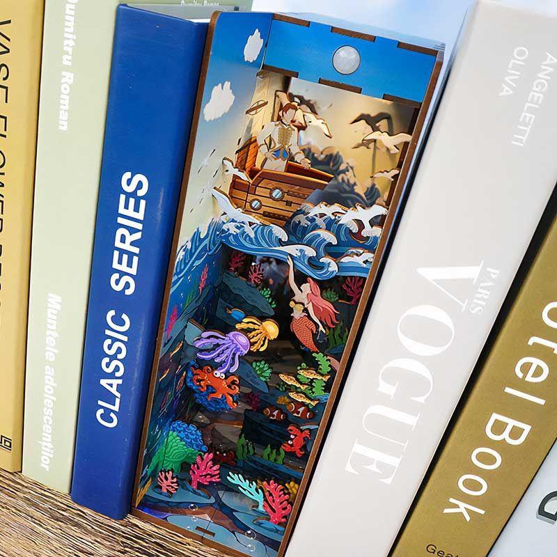 Puzzle 3d La Sirenita – Booknook Iluminado Tonecheer TQ112-3