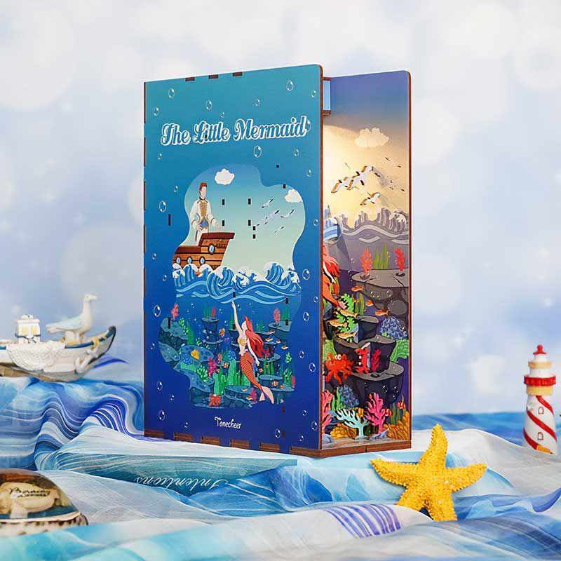 Puzzle 3d La Sirenita – Booknook Iluminado Tonecheer TQ112-4
