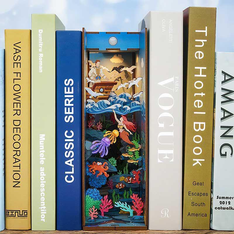 Puzzle 3d La Sirenita – Booknook Iluminado Tonecheer TQ112-5