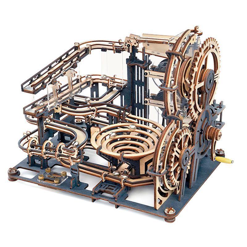 🌃 Marble Night City Puzzle 3D ROKR LGA01 – Carrera de Bolitas Mecánica Futurista ⚙️-1