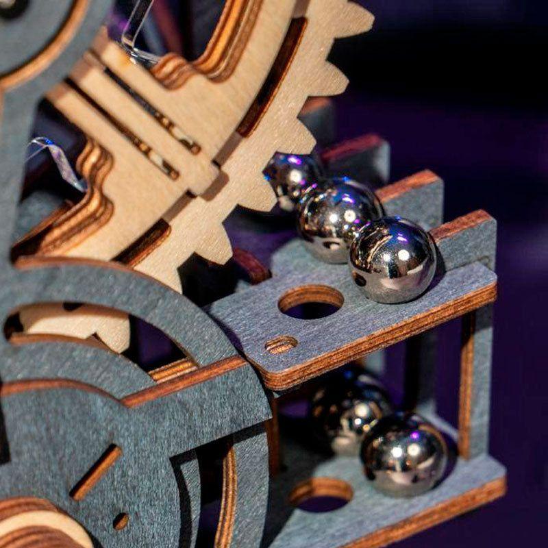 🌃 Marble Night City Puzzle 3D ROKR LGA01 – Carrera de Bolitas Mecánica Futurista ⚙️-6