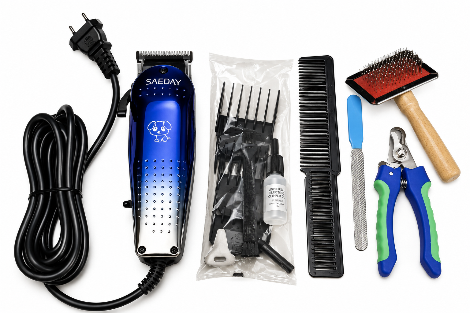 Máquina Cortadora De Pelo Para Mascotas Saeday SD-833 Kit Profesional-3