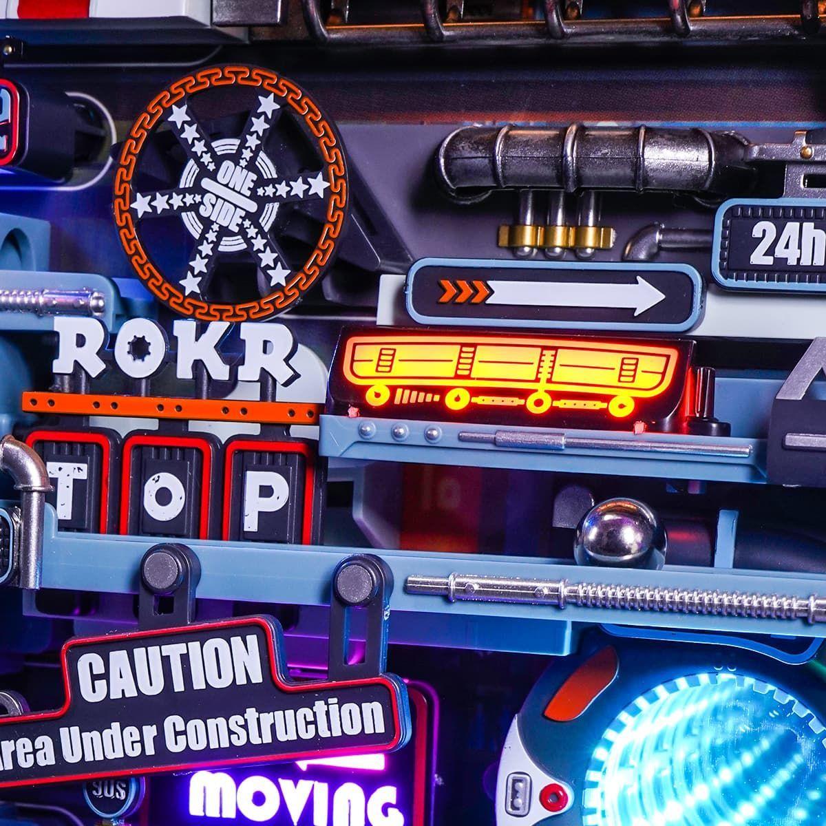 Puzzle 3D Robotime The Last City – Laberinto Mecánico con Luces-3