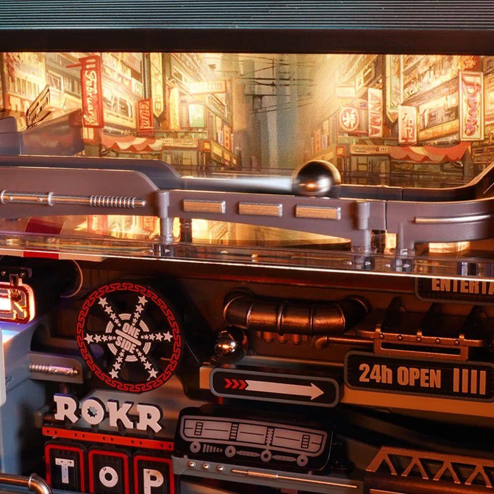 Puzzle 3D Robotime The Last City – Laberinto Mecánico con Luces-5