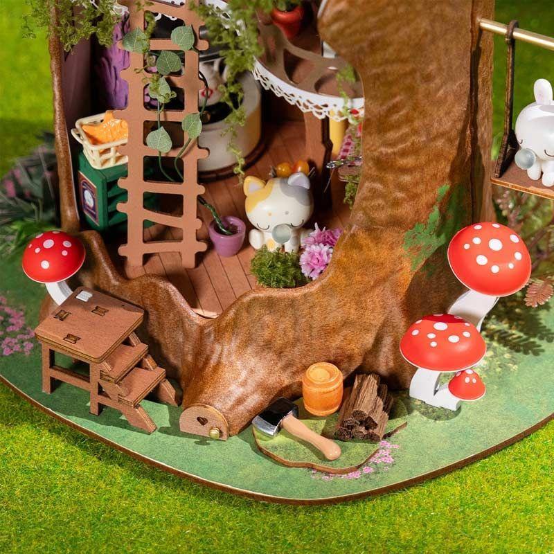 🌳✨ Casa en el Árbol de Cuento de Hadas Rolife DG179 – Fairytale Tree House-2